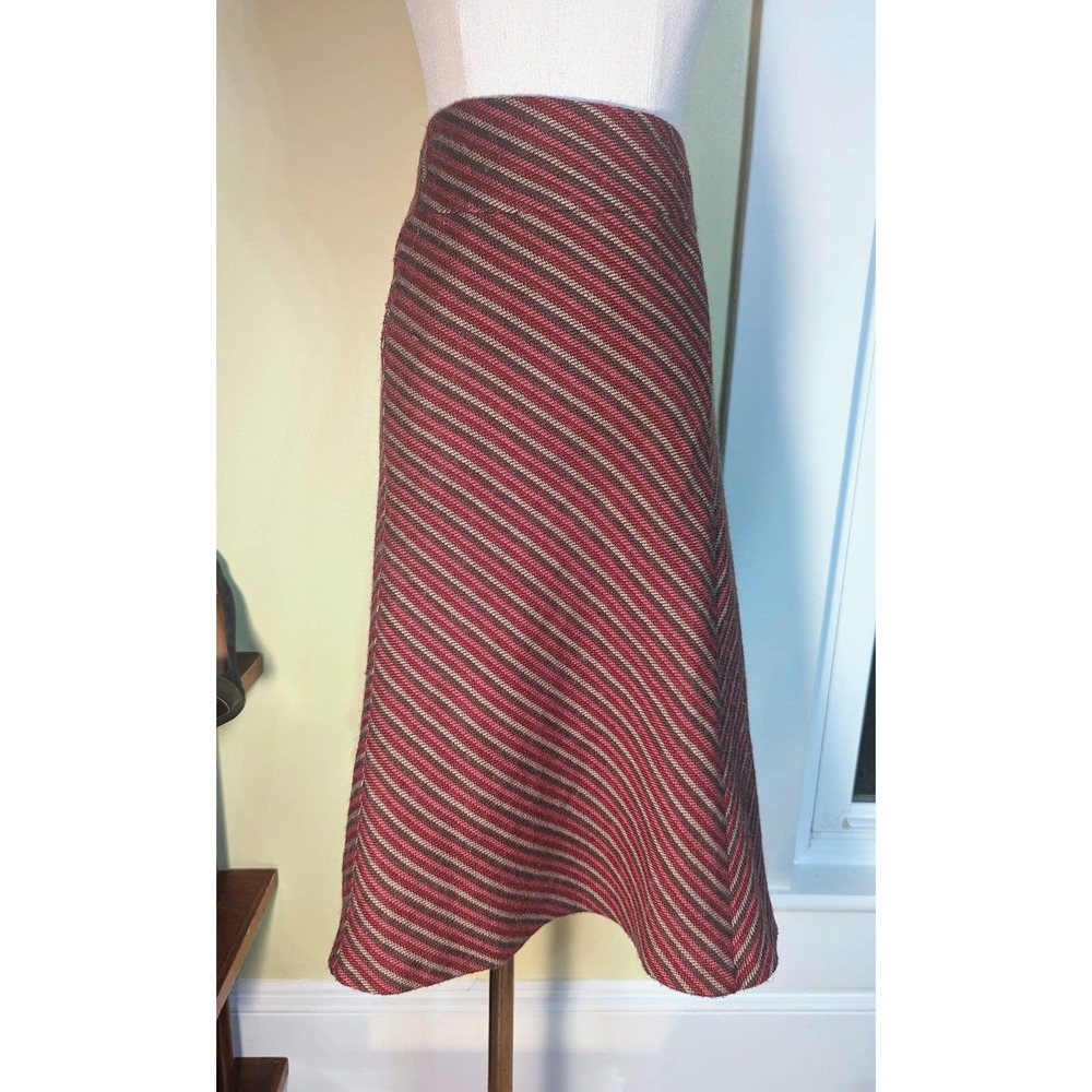 Hazan Wool Blend Size 12 A-Line Skirt - EUC